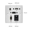 Multimedia Socket Aluminum Alloy USB HD VGA 3.5MM Sound RJ45