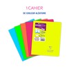 Clairefontaine 951723C Koverbook Neon Stapled Cover Polypropylene Opaque 17 x