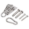 Swing Hanger 360 Degree Rotate Suspension Carabiner Hook Hardware Kit