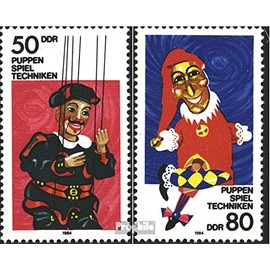DDR 2876 2877 (Complete Edition) 1984 Theater puppets (Stamps for Collectors)