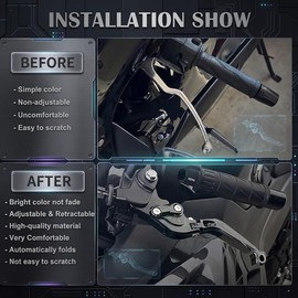 Motorcycle Brake and Clutch Levers Modified Parts Compatible with R7 YZF-R7 2021 2022 2023 2024 2025 Accessories Adjustable Foldable Extendable Handle Brake Lever