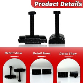 Yukauto Torsion Bar key Adjuster Block Nuts With Bolts fit for 2011-2021 Chevy Silverado 2500 3500 2500HD 3500HD, 2011-2022 Sierra 2500 3500 2500HD 3500HD (2 Piece Set Full Thread)