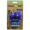 Clean Go Pet Bone Dog Waste Bag Holder, Clip and