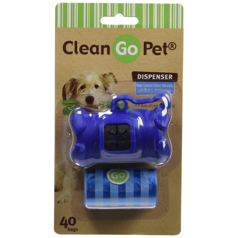 Clean Go Pet Bone Dog Waste Bag Holder, Clip and