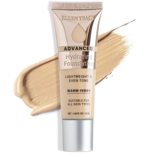 Ellen Tracy Advanced Hydrating Foundation- Lightweight Makeup Suitable for all