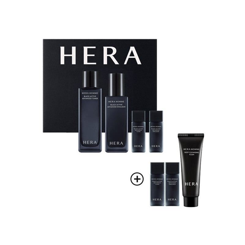 HERA Homme Black Active Special Set (Toner&Emulsion)