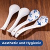 NIDHFG 4 Pieces Of Retro Soup Spoon, Ceramic Spoon, Ramen