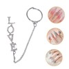 Baluue Nail Art Charms with Zircon Love Design Elegant Manicure