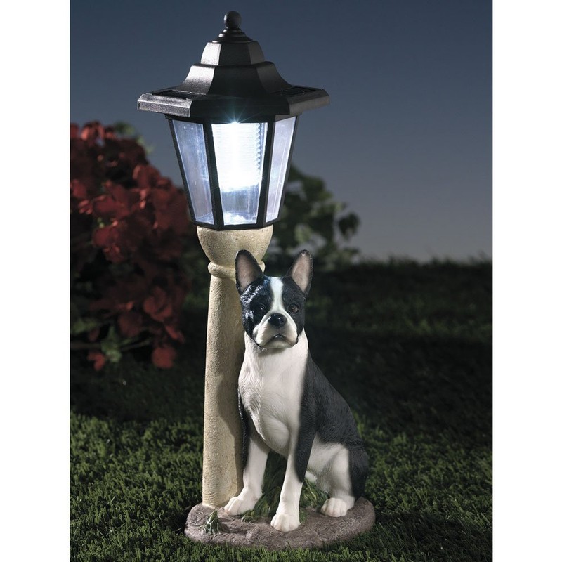 Bits and Pieces - Solar Dog Lantern-Solar Powered Garden Lantern