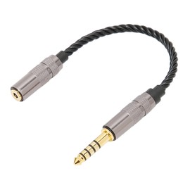 Balanced Cable Adapter 4.4mm Male to 2.5mm Female Gold Plated Oxygen Free Copper Wire Core Adapter Cable