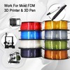 DO3D 1.75mm Silk PLA 3D Printer Filament Bundle, 8 Silk