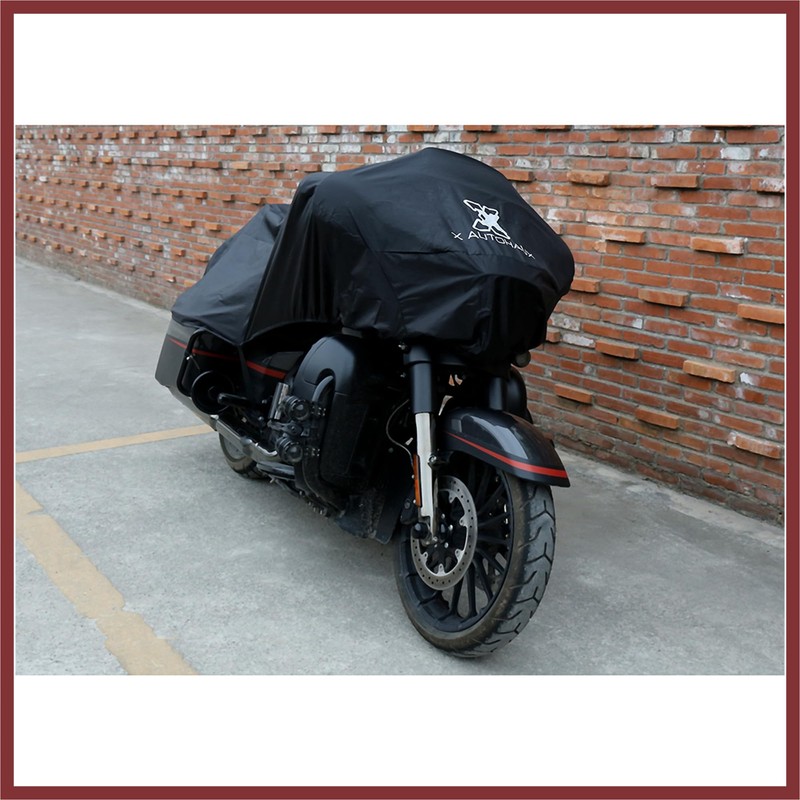 HEROFFIX Motorcycle Cover Lightweight Half Cover Outdoor Waterproof Rain Dust