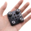 Small Plate Slotted Mini V Shape Wheel Bracket for 3D