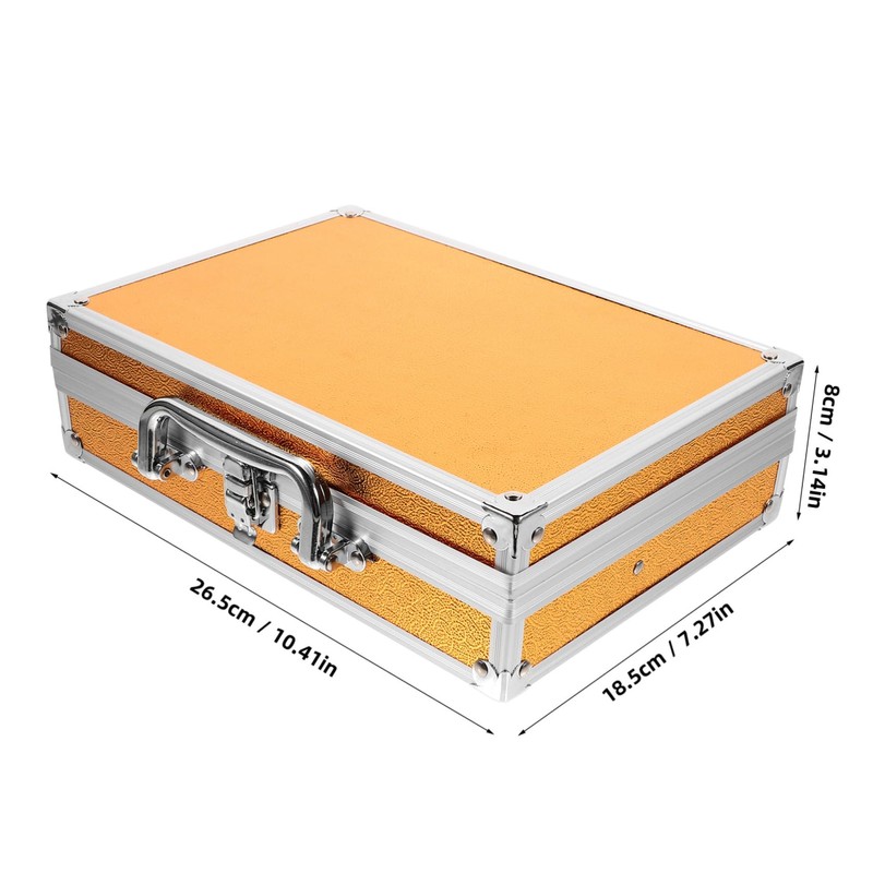 Operitacx Ear Kit Container Handheld Manicure Tools Storage Box Stylish