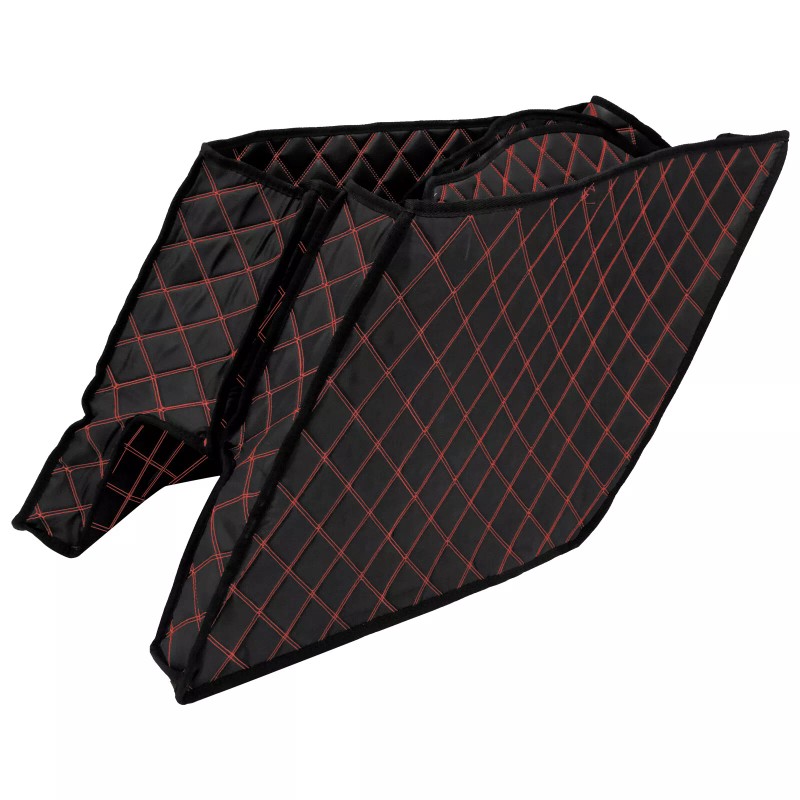 HDBUBALUS 5" Saddlebag Red Line Stretched Bag Inserts For Harley