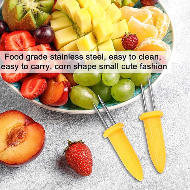 DKDDSSS 30 Pcs Corn Holders, Corn on The Cob Skewers