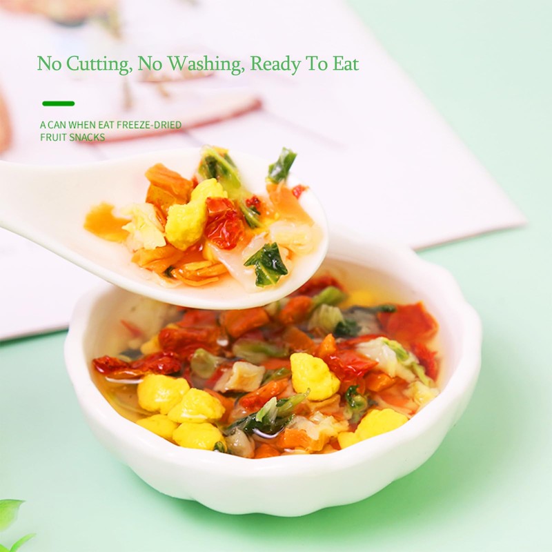 Freeze Dried Mixed Dehydrated Vegetables,Dried Ramen Toppings,Mix Of Carrots,Corn Kernels,Mushrooms,Sliced