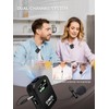 SYNCO Wireless Microphone, G2(A2) MAX 2.4G Dual Transmitter 24Hours Recording
