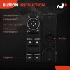 A-Premium Master Power Window Switch Compatible with Ford Explorer 2016