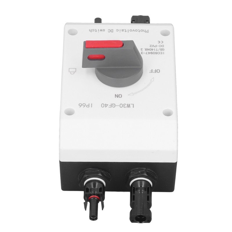 Photovoltaic DC Isolator Solar Switch IP66 Waterproof Insulated Switch for