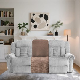 ROFASVCO 100% Waterproof Sectional Recliner Couch Covers for Reclining Couch L Shaped Corner Sectional Sofa Cover Jacquard Stretch L Shape Recliner Slipcovers (Additional Seat Cover, Light Coffee)