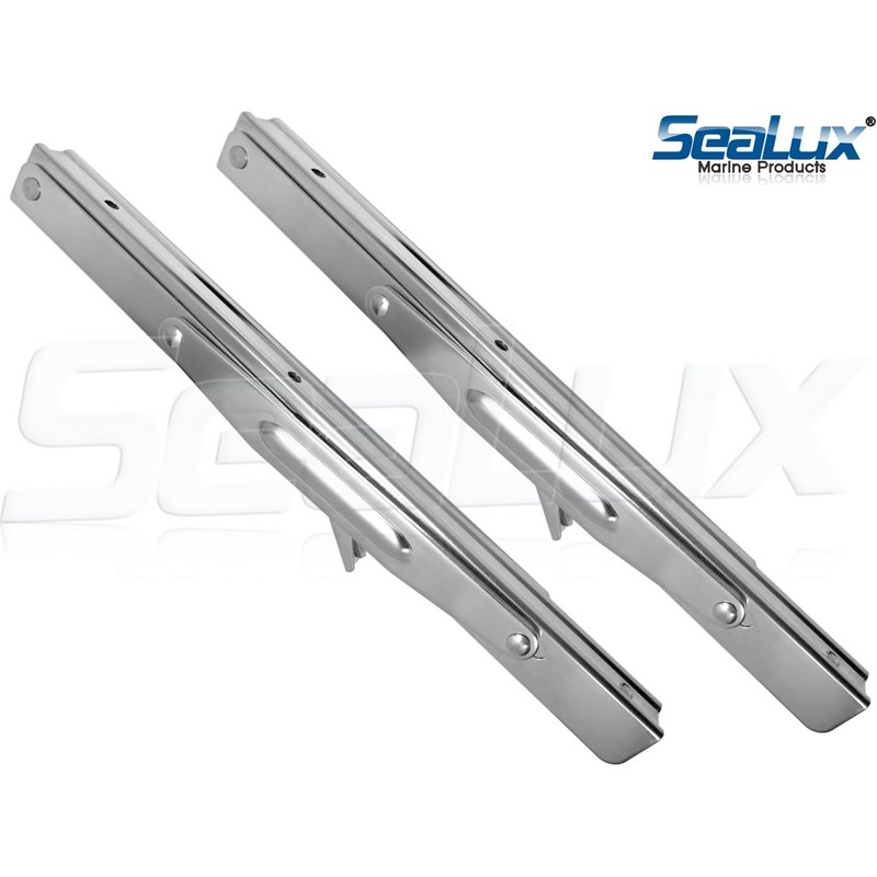 SeaLux Heavy Duty 12" Stainless Steel 90 Degree Folding Brackets
