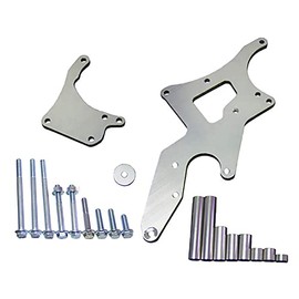 GSKMOTOR LS Engine Serpentine Bracket Kits Replacement for 4.8L, 5.3L, 6.0L, 6.2L Truck & SUV Alternator & Power Steering Pump (Swap Conversion)