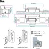 UHPPOTE Electric Strike Door Lock Fail-Safe for Access Control System