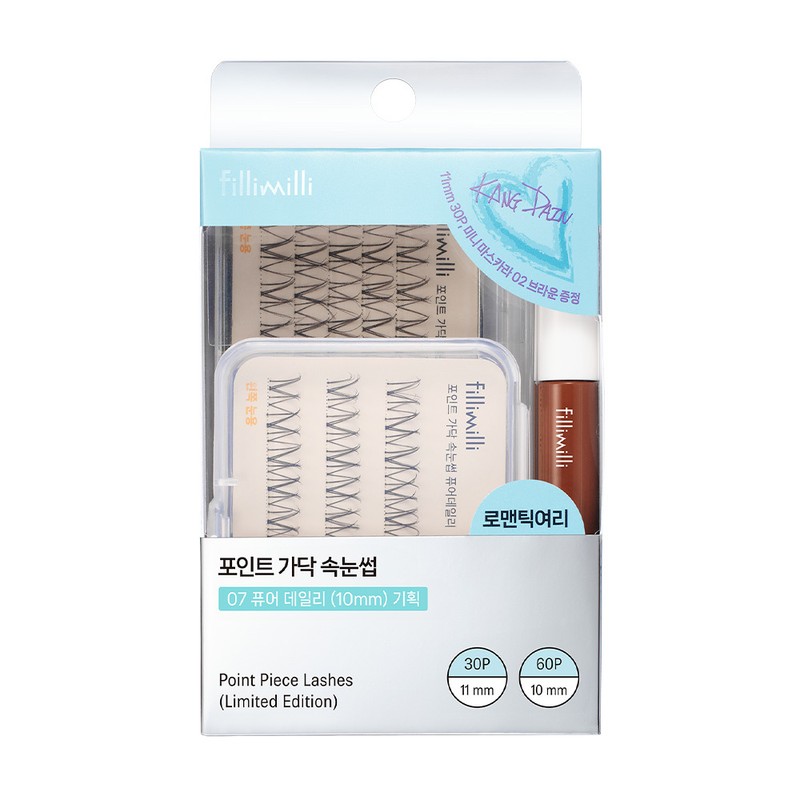 Fillimilli Point Piece Lashes (60P) - [SET] 07 Pure Daily