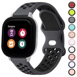 Meliya Silicone Band Compatible for Gabb/Gizmo Watch 3 2 1 Bands for Kids, 20mm Breathable Waterproof Sport Gizmo Watch Band Replacement for Boys and Girls