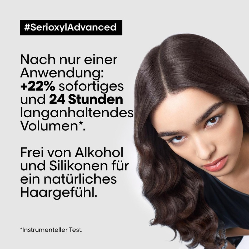 L'Oréal Professionnel Strengthening Hair Shampoo for Thinning Hair, Serioxyl Advanced