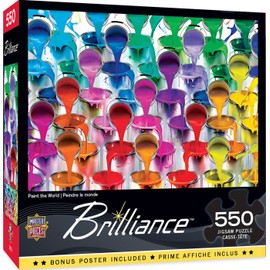 MasterPieces 550 Piece Jigsaw Puzzle for Adults, Family, Or Kids - Paint The World - 18"x24"