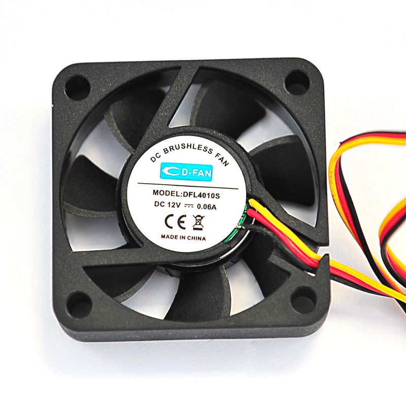 Rhombutech® Whisper Quiet Fan, 40 x 40 x 10 mm,