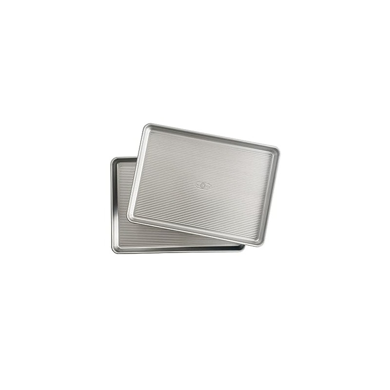USA Pan Global Nonstick Aluminum Half Sheet Pan, Set of