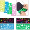 Universo en Linea Kit 9 Reglas Y Plantillas Escolares Para