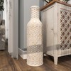 Deco 79 Bamboo Wood Decorative Vase Tall Woven Floor Centerpiece