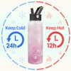 Konokyo 40oz Insulated Water Bottle Stainless Steel Sport Bottles with