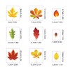 9 Sheet Thanksgiving Maple Leaves Window Sticker Window Clings for