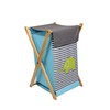Bacati - Elephants Aqua/Lime/Grey Hamper