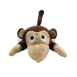 Mad Monkey Chuckle Buddies - Laughing Soft Toy with Motion Sensor in Monkey Design, Brown