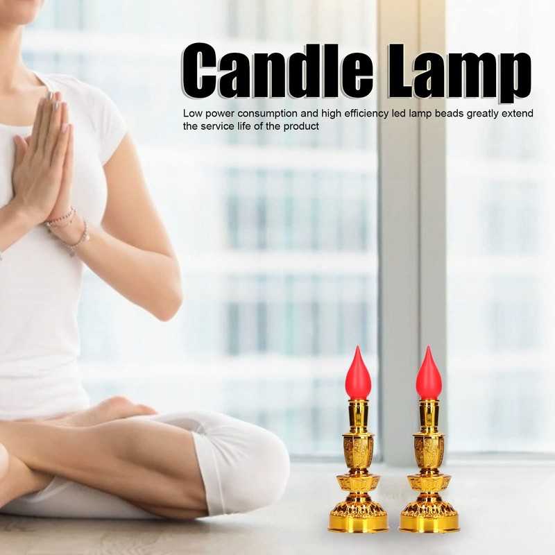 SUNGOOYUE Chinese Retro LED Candle Lamp Low Power Consumption Traditional