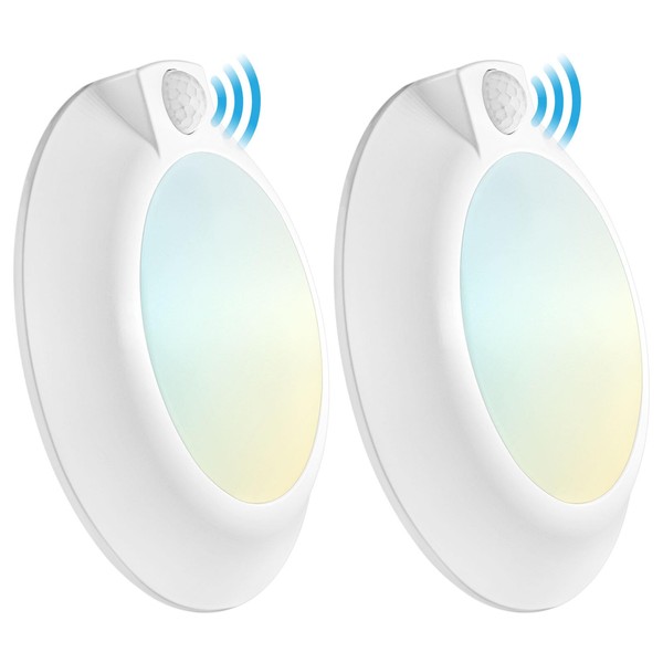 LUXRITE 6 Inch LED Motion Sensor Ceiling Light, CRI 90,