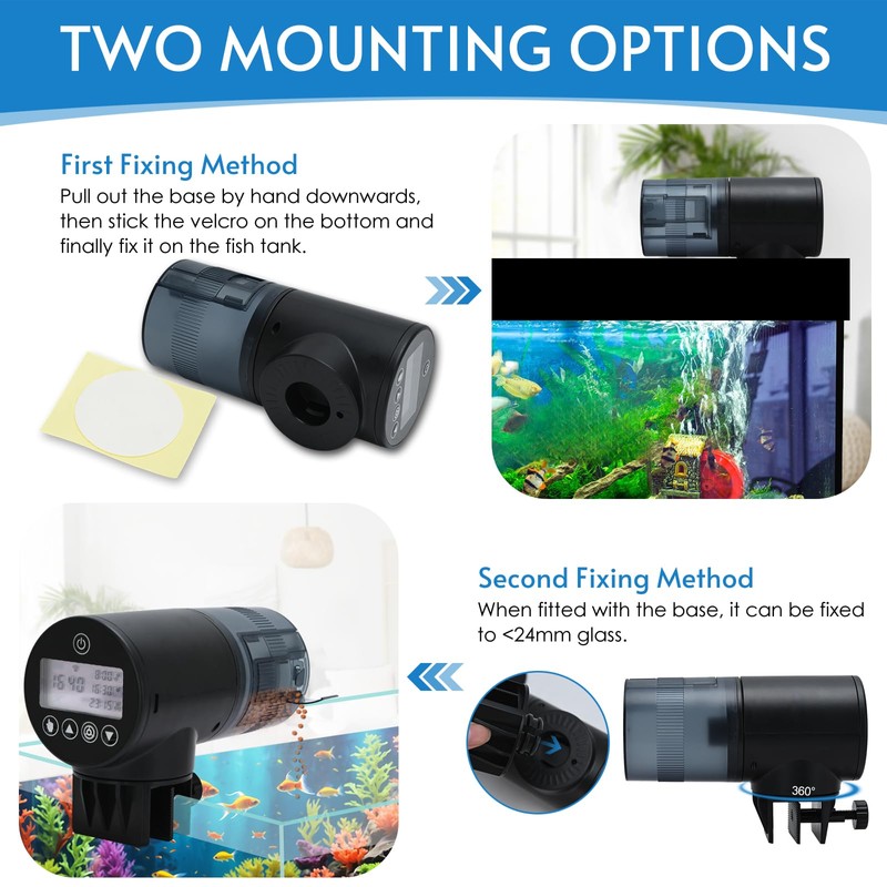 Aquarium WIFI Automatic Fish Feeder - Fish tank automatic timer