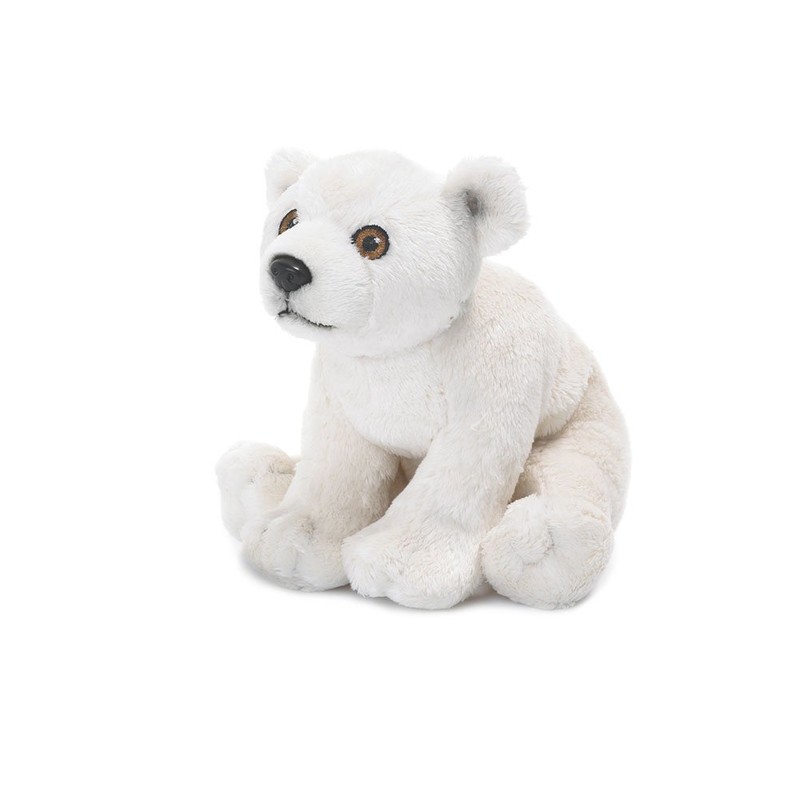 Mimex WWF15470 - Junior Eisbär sitzend, 19 cm