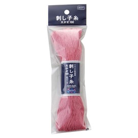 Olympus Sashiko, matassa da 100 m, colore 110 rosa ricamo giapponese e quilting