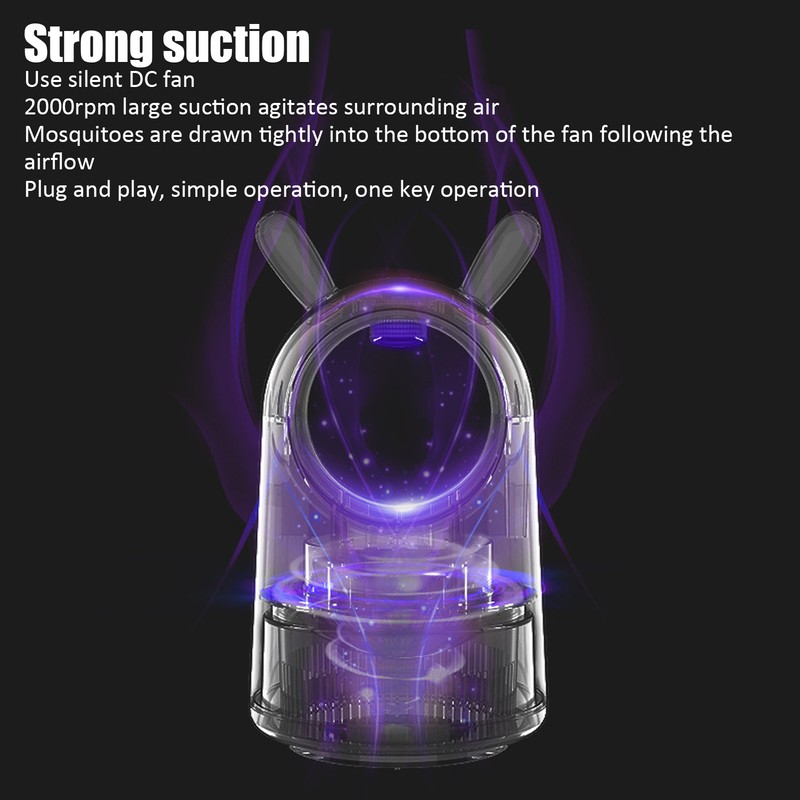 Electric Indoor Mosquito Trap USB Power Supply Ultra Quiet Mosquito