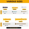 200 Pcs Premium Quality Plastic Drywall Wall Anchors (Screws No