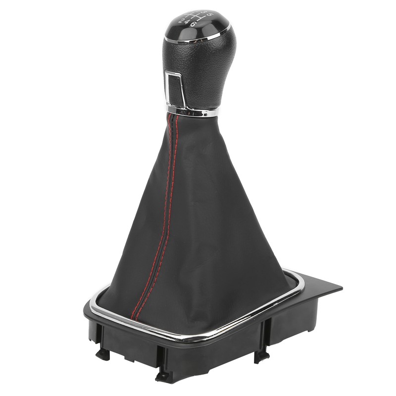 PU Leather Gear Shift Knob with Dustproof Cover Boot 6