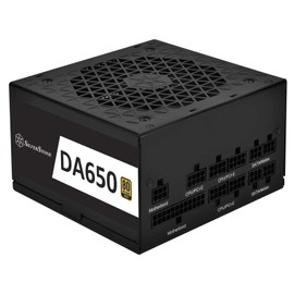 Silverstone Technology DA650 Gold, Decathlon 80 Plus Gold 650W Fully Modular ATX Power Supply, DA650-G