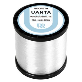ROCRETA UANTA Monofilament Fishing Line - Superior Strength - Mono Fishing Line 3-100LB,Ultimate Fishing Line Leader Materials - 2025 New Fishing Line Unique Camo Design
